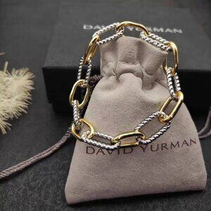 ‌David Yurman Two-Tone Chain Bracelet